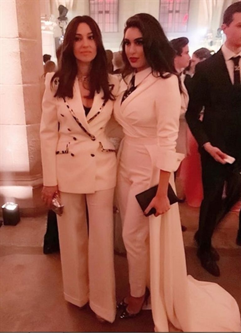 ياسمين صبري مع مونيكا بيلوتشي