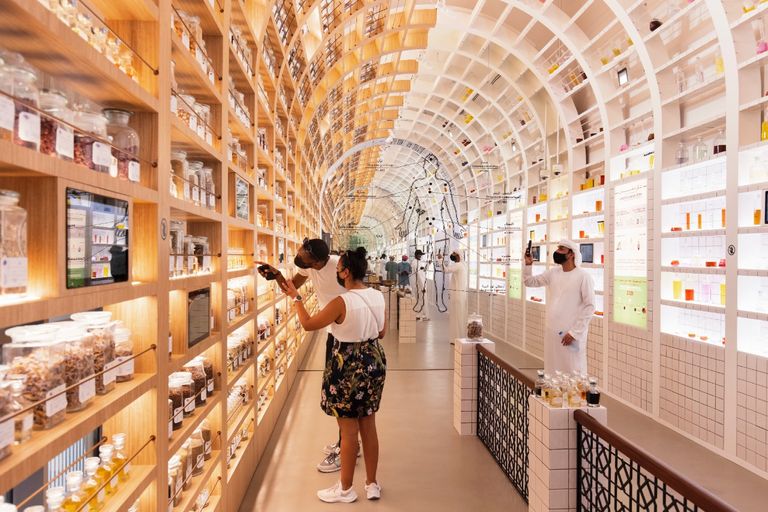 أحد نماذج العمارة الموجودة في إكسبو 2020 دبي