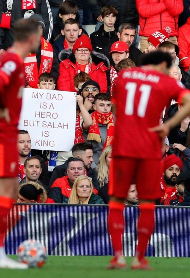 محمد صلاح نجم ليفربول ضد برايتون