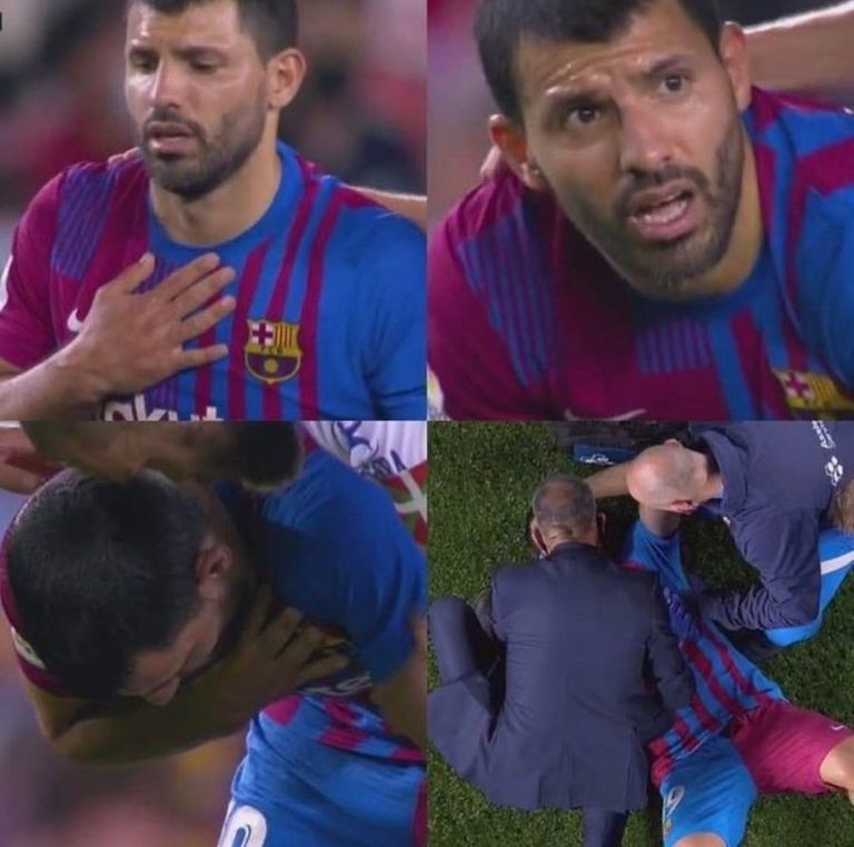 سيرجيو أجويرو مهاجم برشلونة 