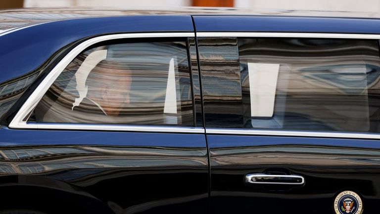 موكب الرئيس الأمريكي جو بايدن في روما