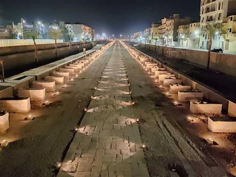 طريق الكباش في مصر