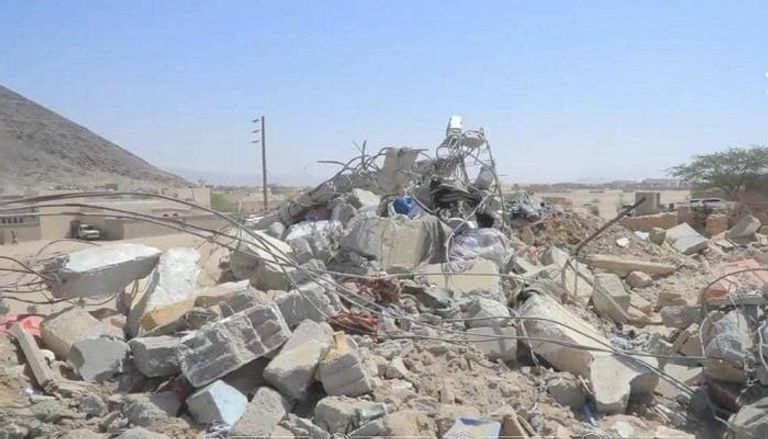منزل زعيم قبلي بمأرب قصفه الحوثي بصاروخ باليستي
