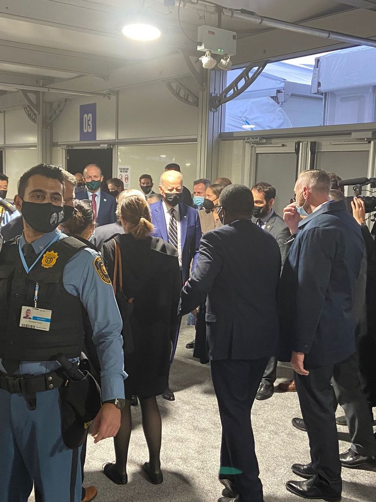 بايدن وغوتيريش على هامش