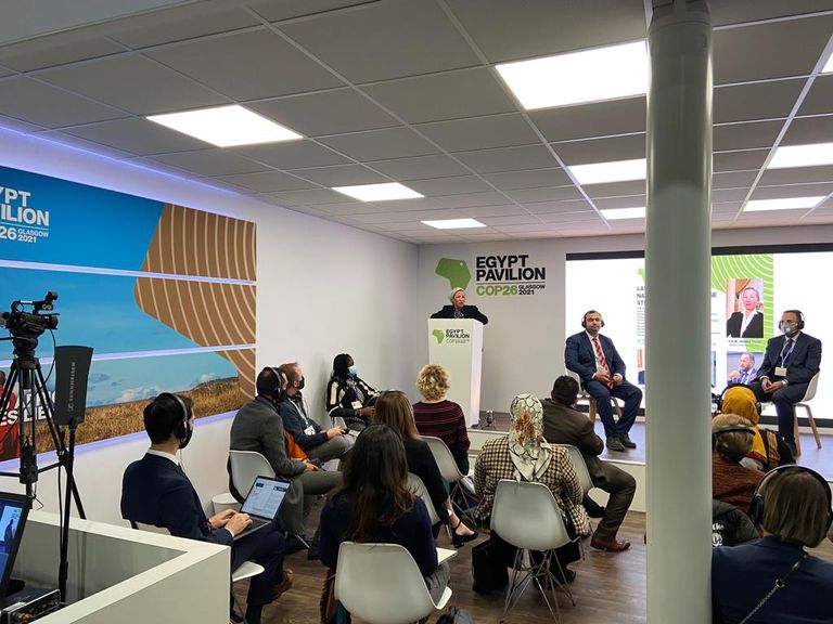 الجناح المصري في غلاسكو