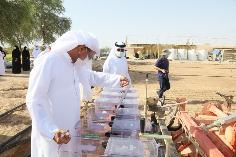 جانب من مبادرات الإمارات للابتكار الزراعي