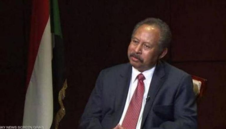 رئيس الوزراء السوداني المعزول عبدالله حمدوك