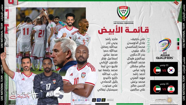 إسماعيل مطر لاعب منتخب الإمارات