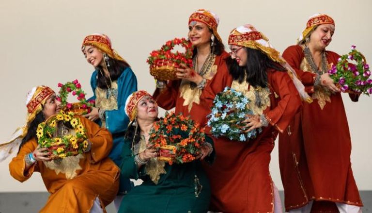 جانب من فعاليات ديوالي في إكسبو 2020 دبي