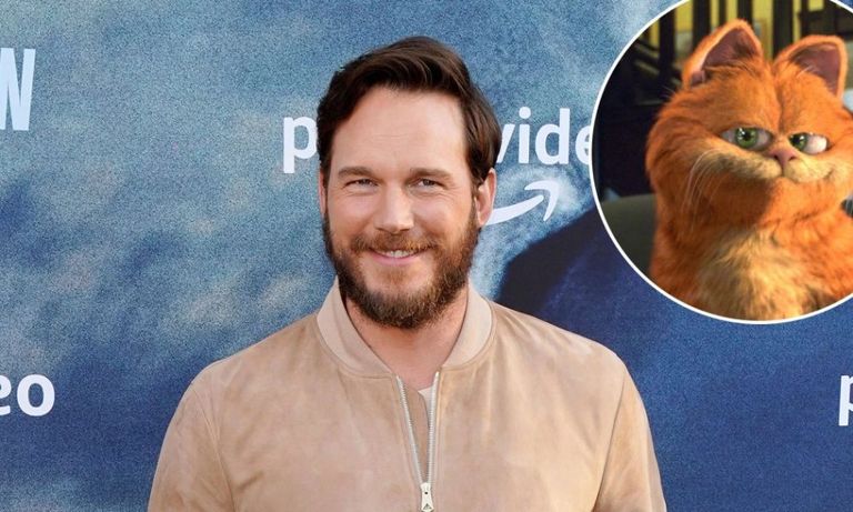 الممثل الأمريكي كريس برات يجسد صوت القط جارفيلد