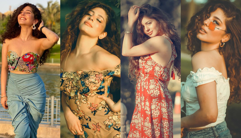 مجموعة من إطلالات مايان في الجونة