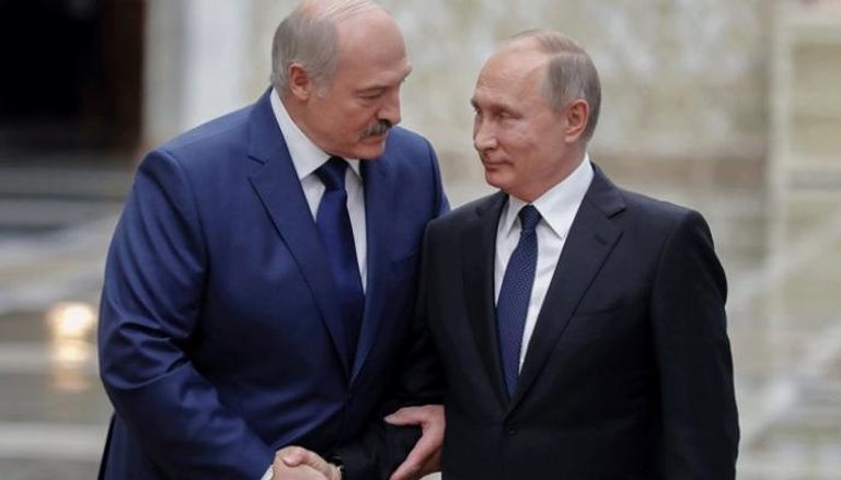 الرئيسان الروسي فلاديمير بوتين والبيلاروسي ألكسندر لوكشينكو
