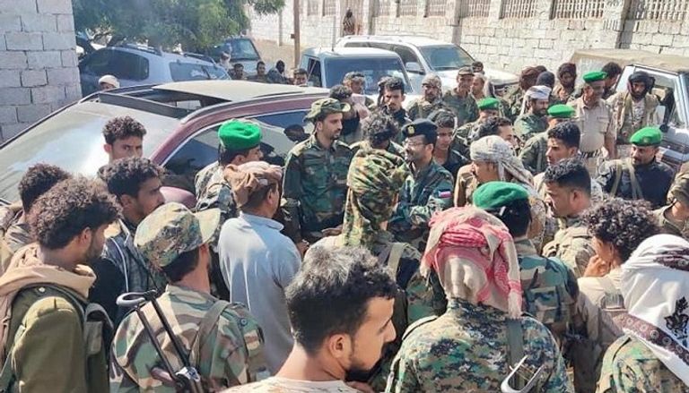 قوات الأمن خلال حملتها جنوب اليمن لضبط العناصر الإرهابية