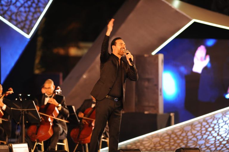 جانب من حفل وائل جسار في مهرجان الموسيقى العربية