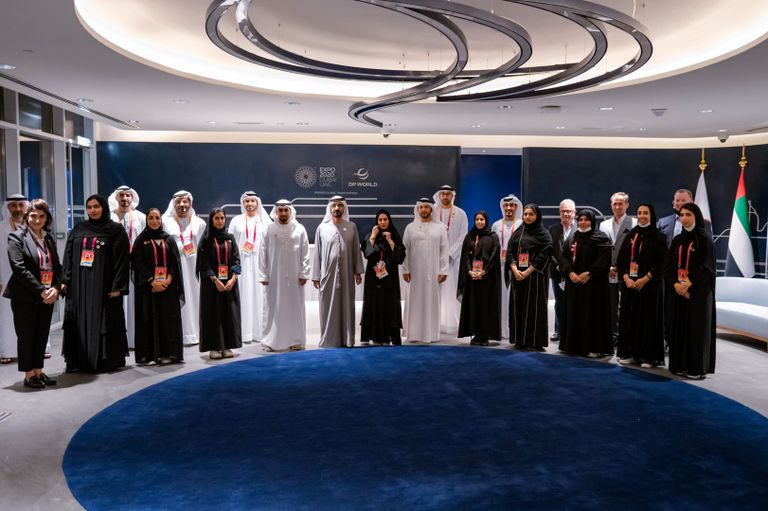 الشيخ محمد بن راشد آل مكتوم أثناء زيارته لإكسبو 2020 دبي