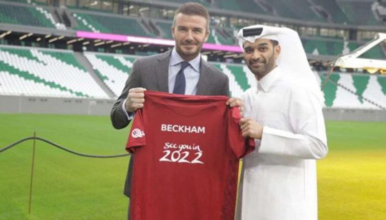 ديفيد بيكهام يروج لمونديال قطر