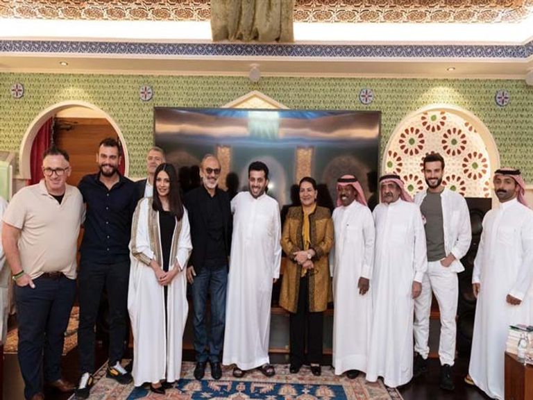 تركي آل الشيخ مع ليونيل ميسي