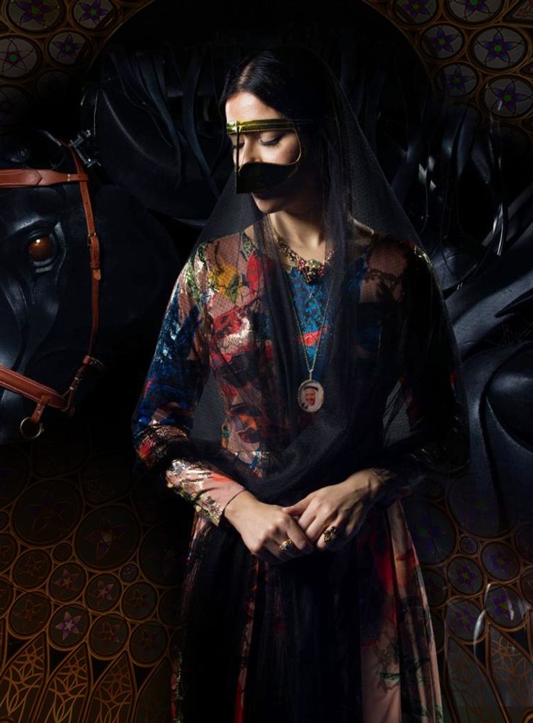 مشهد من العرض المسرحي