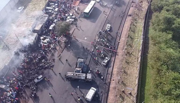 حادث انفجار شاحنة وقود في سيراليون