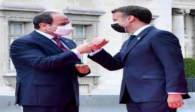 الرئيس المصري والفرنسي
