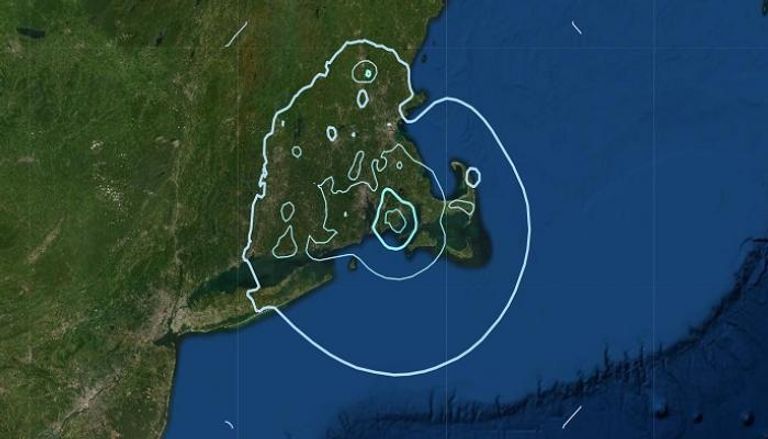 مركز الزلزال يقع في المحيط الهادي