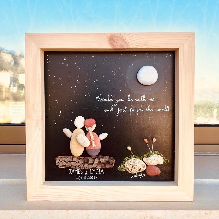 إحدى لوحات نادين زيتوني