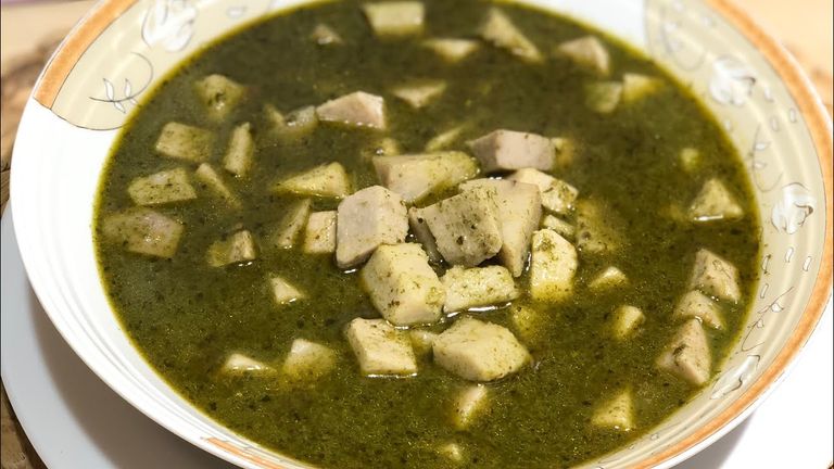 القلقاس بالخضرة صيامي