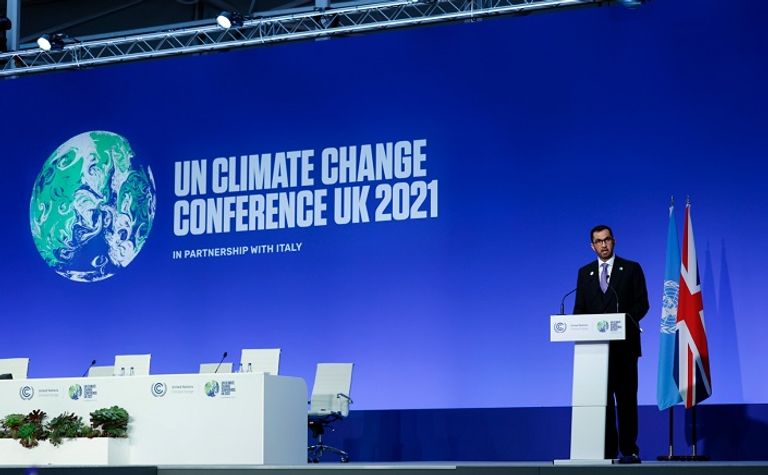 الدكتور سلطان بن أحمد الجابر وزير الصناعة والتكنولوجيا المتقدمة والمبعوث الخاص لدولة الإمارات للتغير المناخي