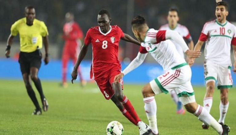 من مباراة المغرب والسودان - صورة أرشيفية