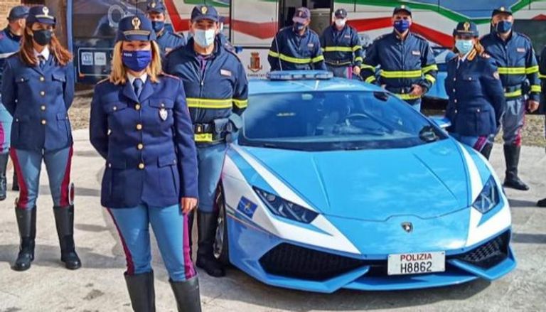 طراز Lamborghini Huracan ضمن جهاز شرطة إيطاليا