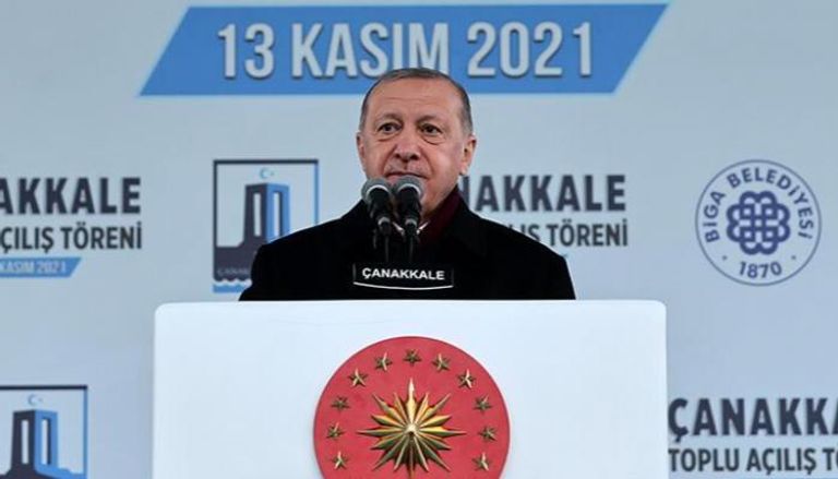 أردوغان في حفل تدشين المشاريع
