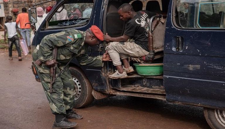 تفتيش مستمر للركاب من قبل الجيش في الكونغو