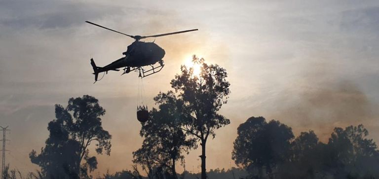 جانب من الدمار الذي خلّفه الحريق