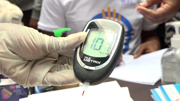 جانب من أنشطة جمعية مرضى السكري في إثيوبيا للتوعية بالمرض