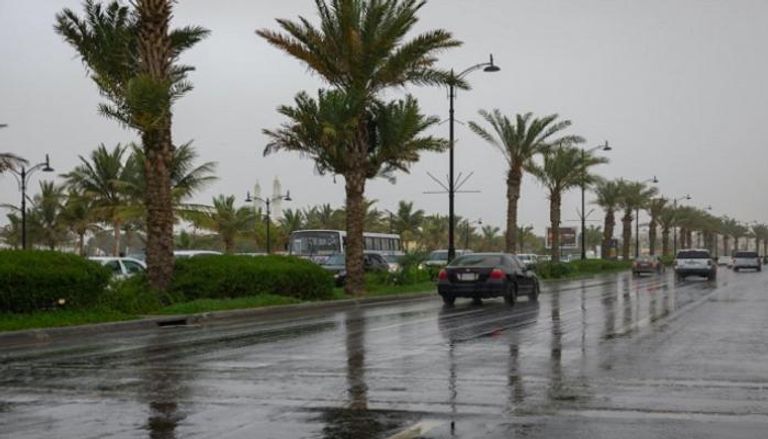 سقوط أمطار خفيفة إلى متوسطة بالسعودية- أرشيفية