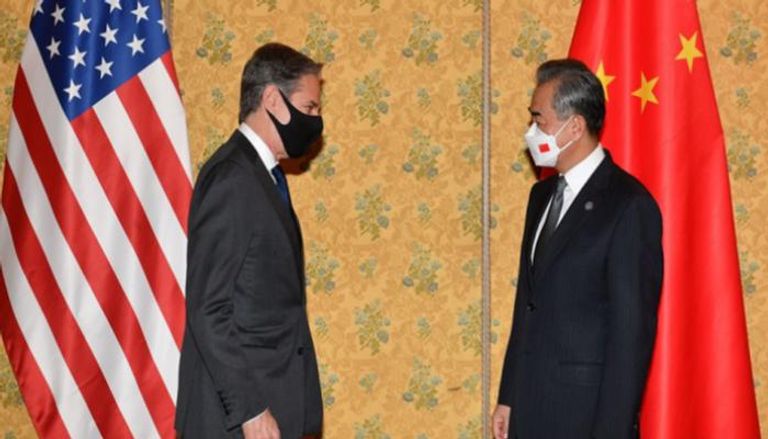 وزير الخارجيّة الأمريكي أنتوني بلينكن ونظيره الصيني وانج يي