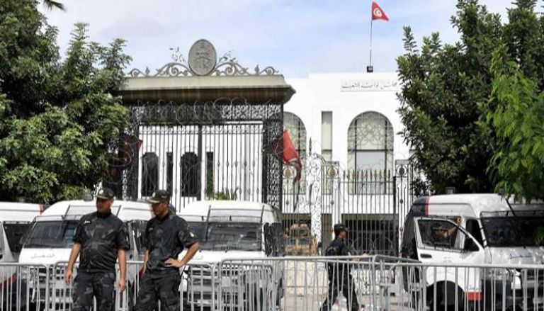 عناصر من الأمن التونسي في محيط البرلمان - أرشيفية