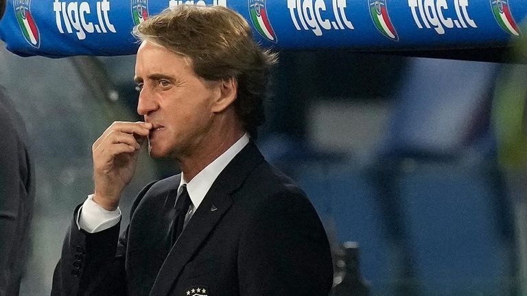 مانشيني مدرب إيطاليا في تصفيات كأس العالم 2022
