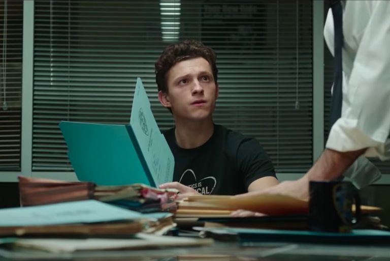 مشهد من فيلم سبايدرمان: لا طريق للوطن