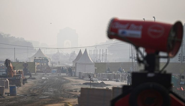 تلوث الهواء في العاصمة الهندية