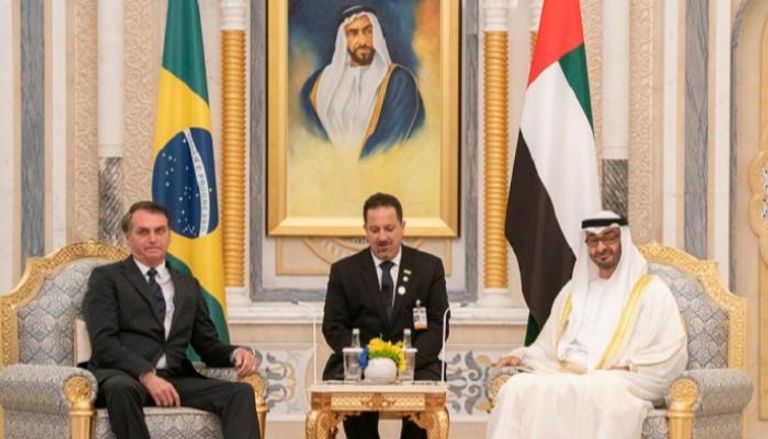 الرئيس البرازيلي  خلال زيارة سابقة إلى الإمارات