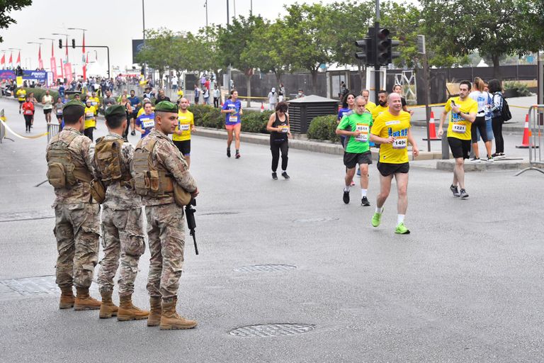 لحظة انطلاق ماراثون بيروت