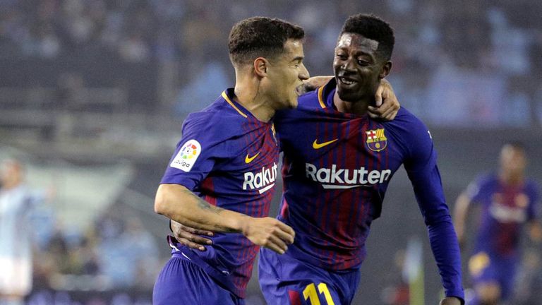 فيليبي كوتينيو وعثمان ديمبلي