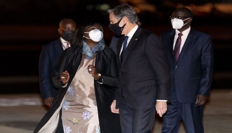 وزير الخارجية الأمريكية عقب وصوله إلى كينيا-أ.ف.ب