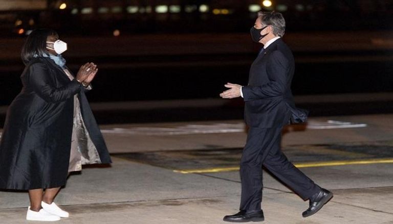 وزير الخارجية الأمريكية عقب وصوله إلى كينيا-أ.ف.ب
