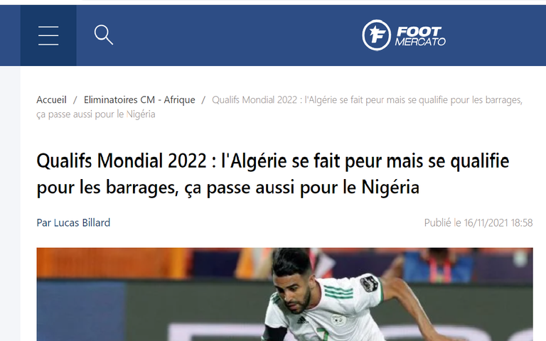 منتخب الجزائر