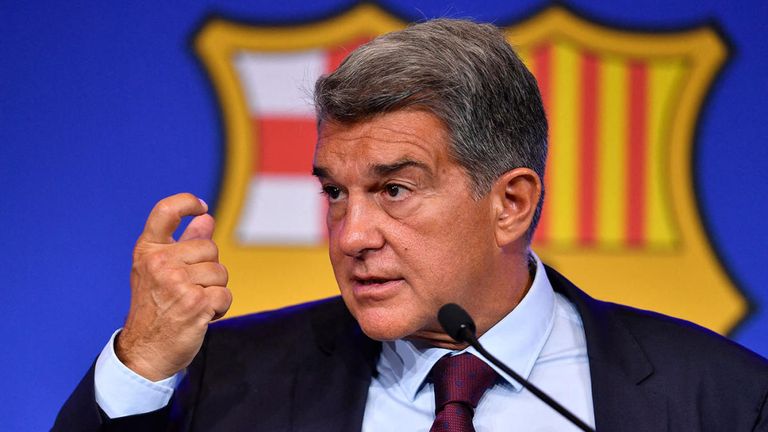 خوان لابورتا رئيس برشلونة