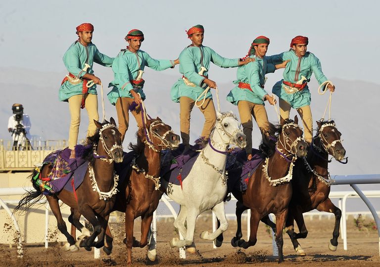 من الاحتفالات السابقة بالعيد الوطني العماني