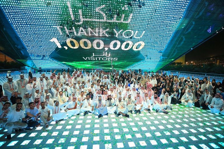 جناح السعودية يستقبل مليون زائر خلال 49 يوماً