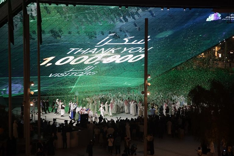 جناح السعودية يستقبل مليون زائر خلال 49 يوماً